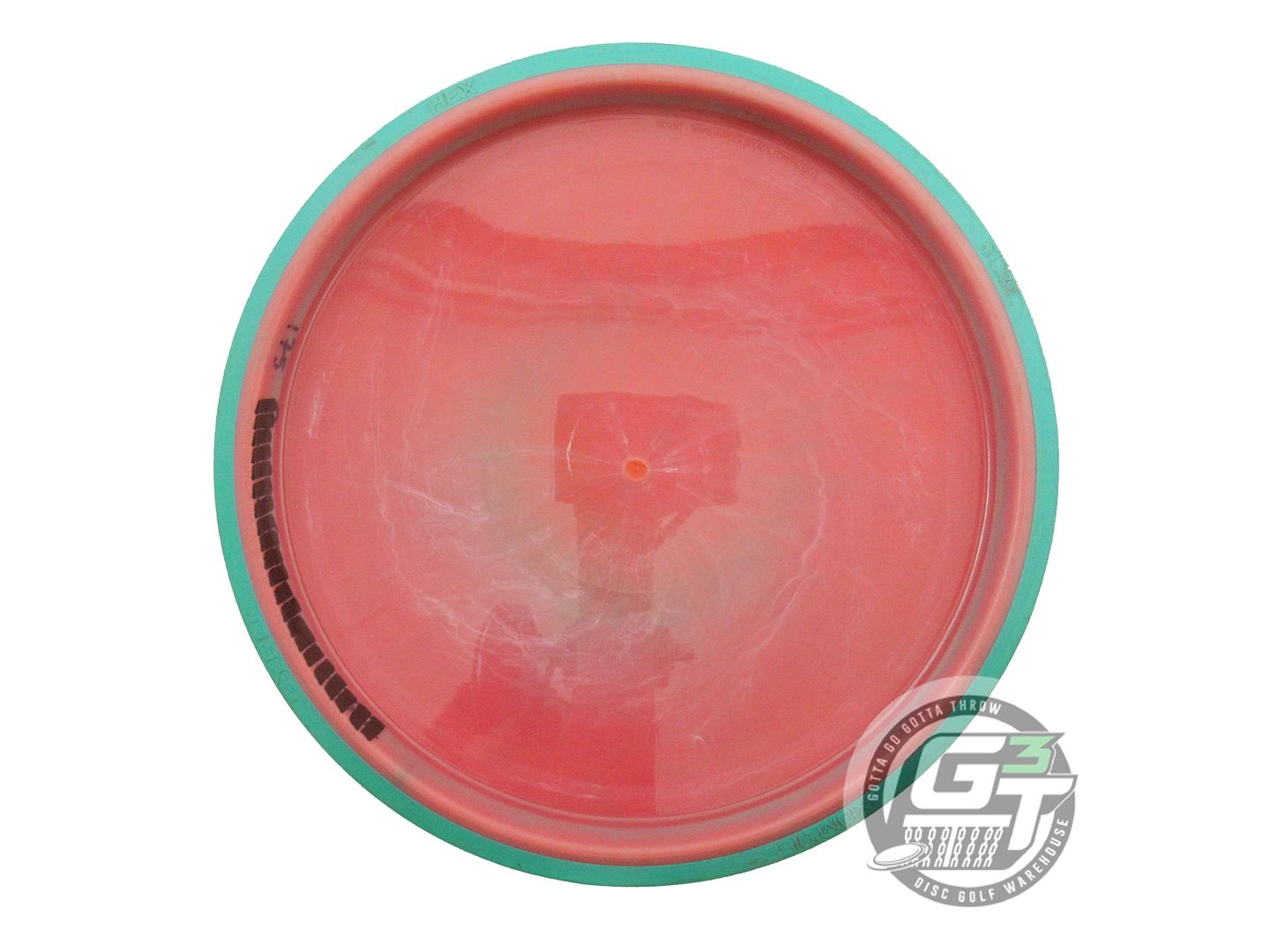 USED Axiom Discs Neutron Hex 175g Pink Seafoam Rim Midrange Golf Disc