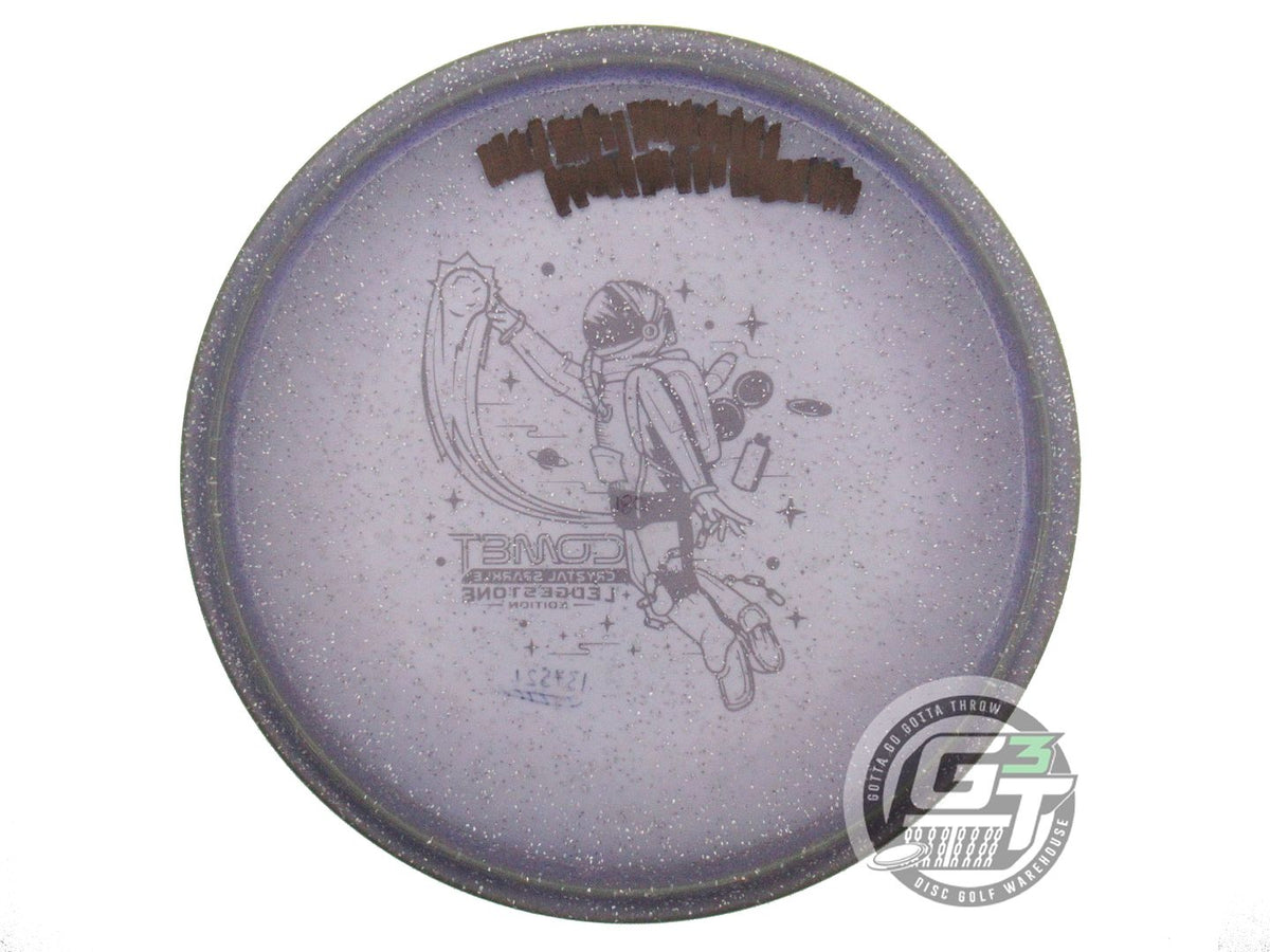 USED Discraft [LEDGESTONE] CryZtal Sparkle Comet 178g Purple Midrange Golf Disc
