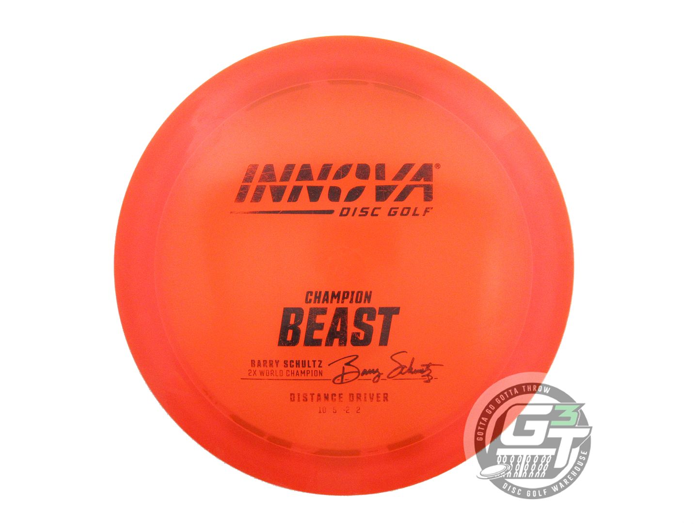 USED Innova Champion Beast 176g Orange Black Stamp Distance Driver Golf Disc