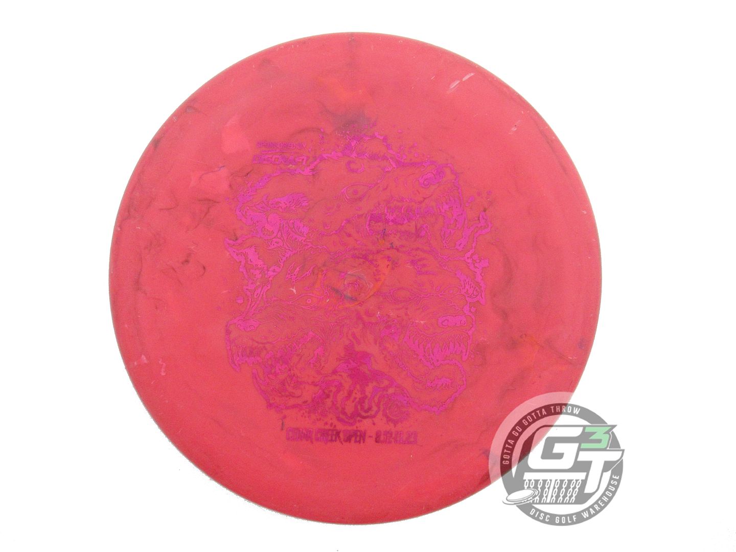 USED Discraft Jawbreaker Challenger 174g Red Magenta Shatter Putter Golf Disc