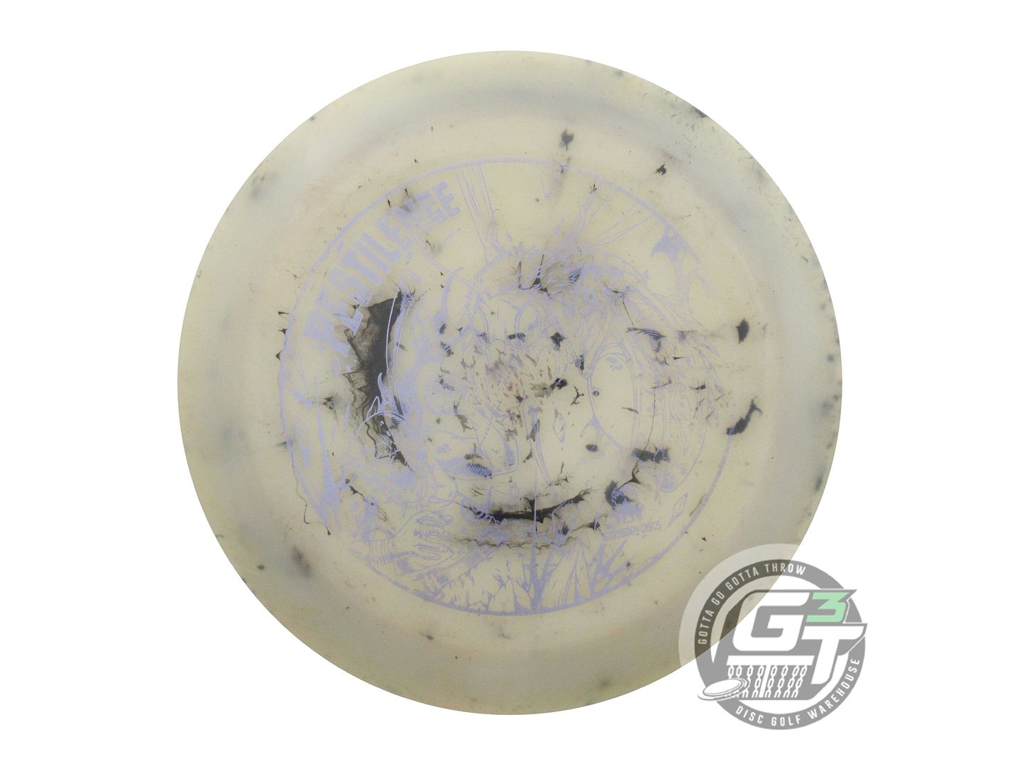 USED Doomsday Discs Toxic Waste Pestilence 173g Tan Lilac Foil Driver Disc