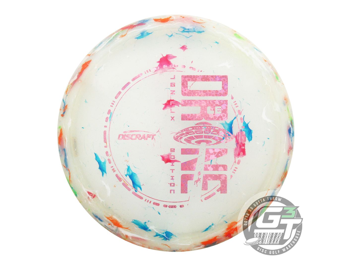 NOS Discraft [LEDGESTONE] Jawbreaker Z FLX Drone 179g Pink Heart Midrange Disc