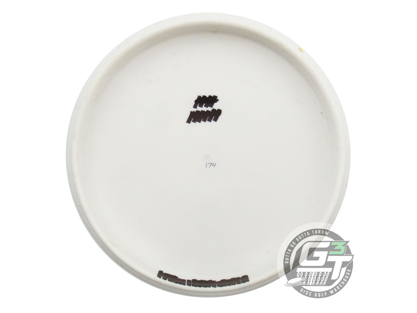 USED Kastaplast K3 Tuff 174g White Black Stamp Putter Golf Disc