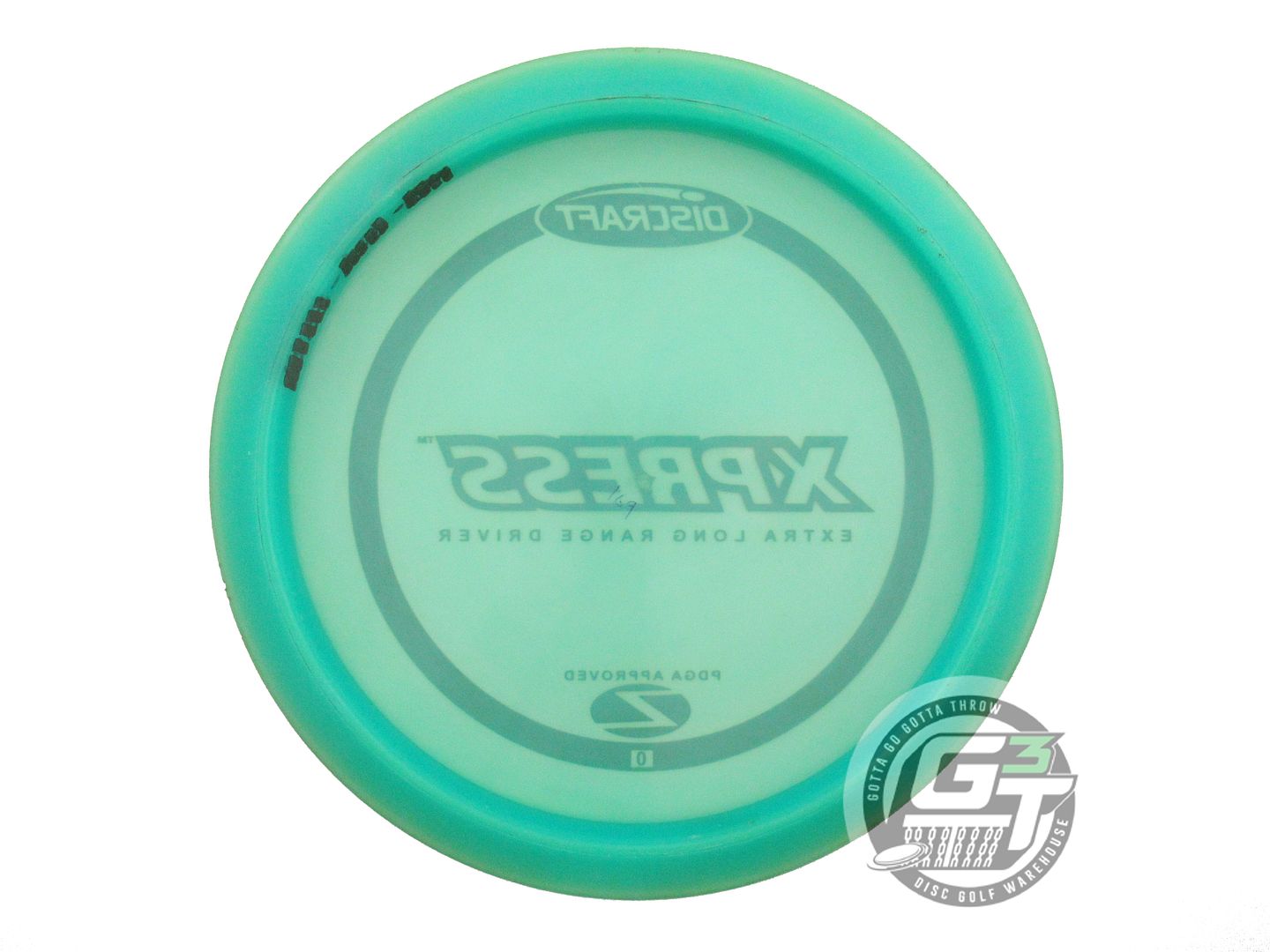 USED Discraft Z Xpress 169g Seafoam Gold Foil PFN Fairway Driver Golf Disc