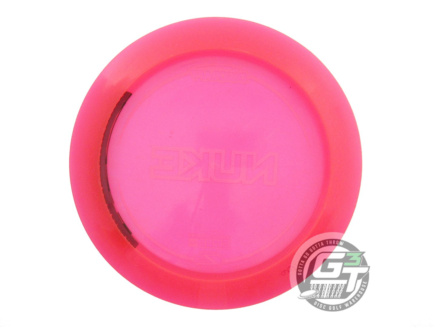 USED Discraft Z Nuke 167g Pink White Stamp Distance Driver Golf Disc