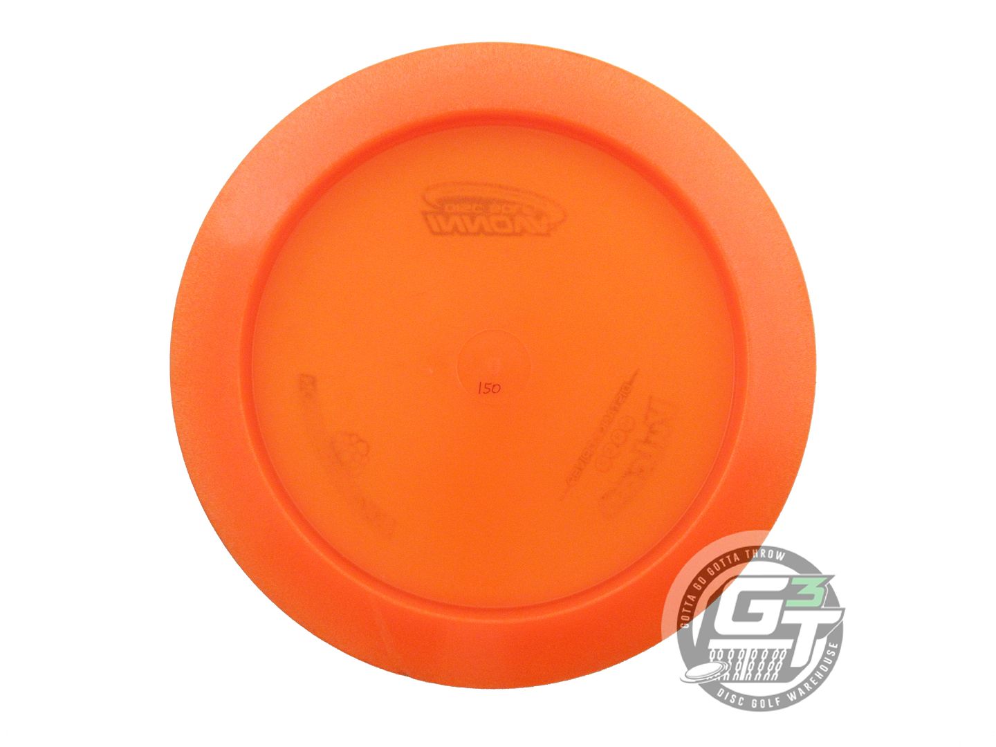 USED Innova Blizzard Vulcan 150g Orange Wiped Stamp Distance Driver Golf Disc
