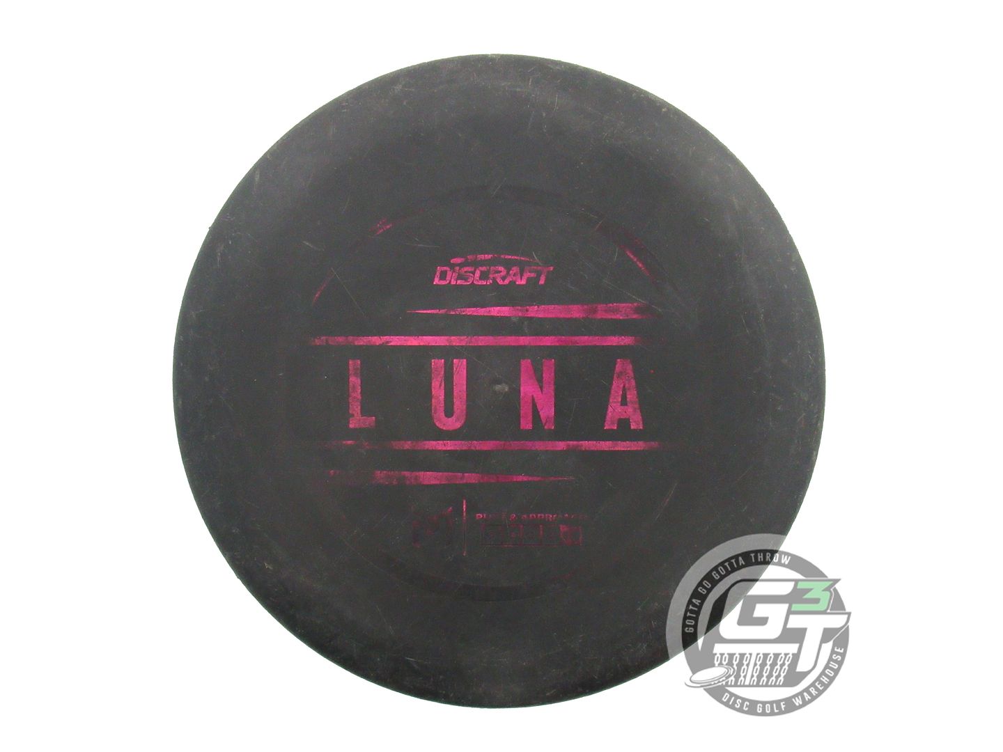 USED Discraft [McBETH] Jawbreaker Luna 173g Black Pink Shatter Putter Golf Disc