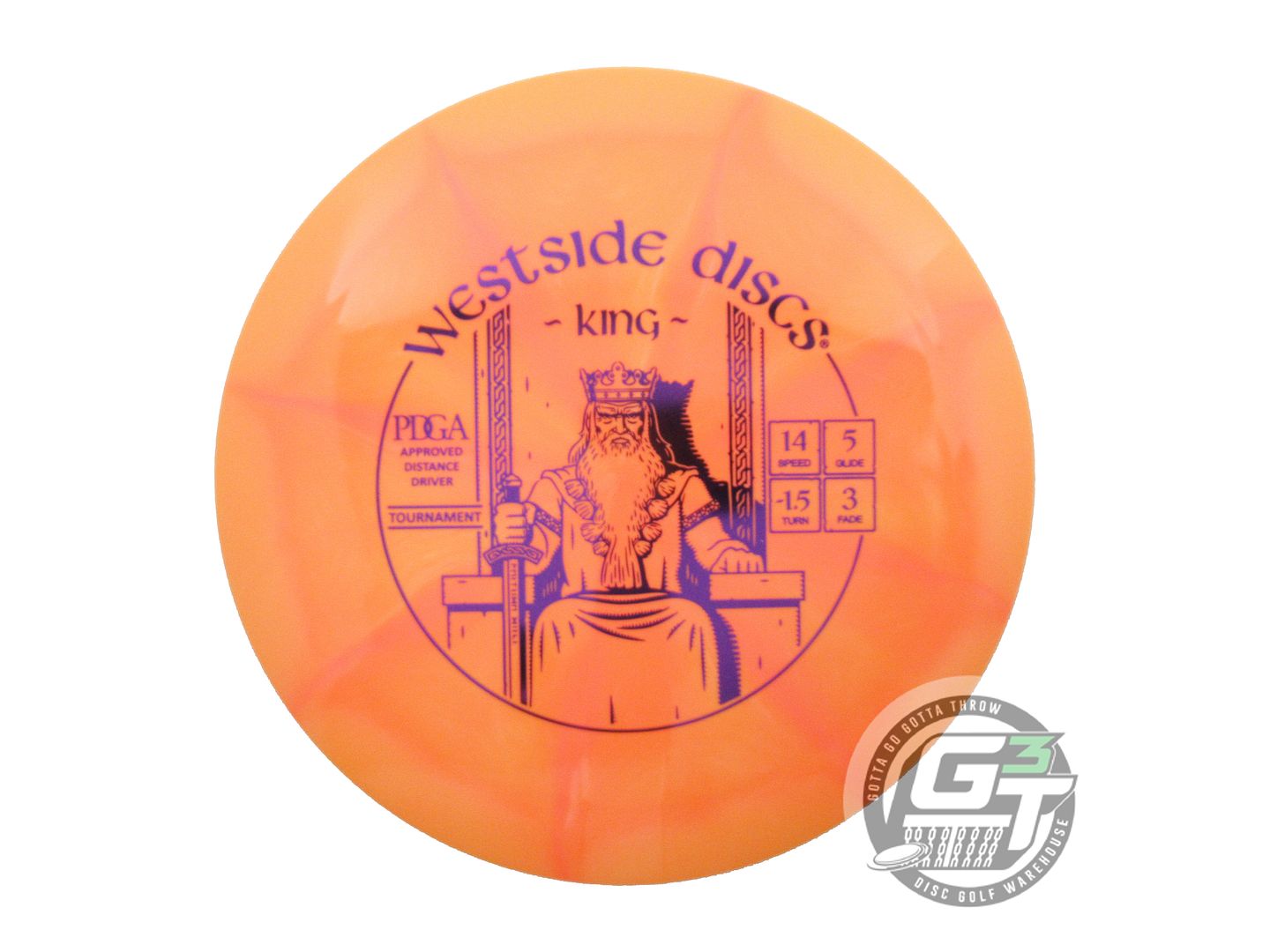 Westside Tournament Burst King Distance Driver Golf Disc (Individually Listed)