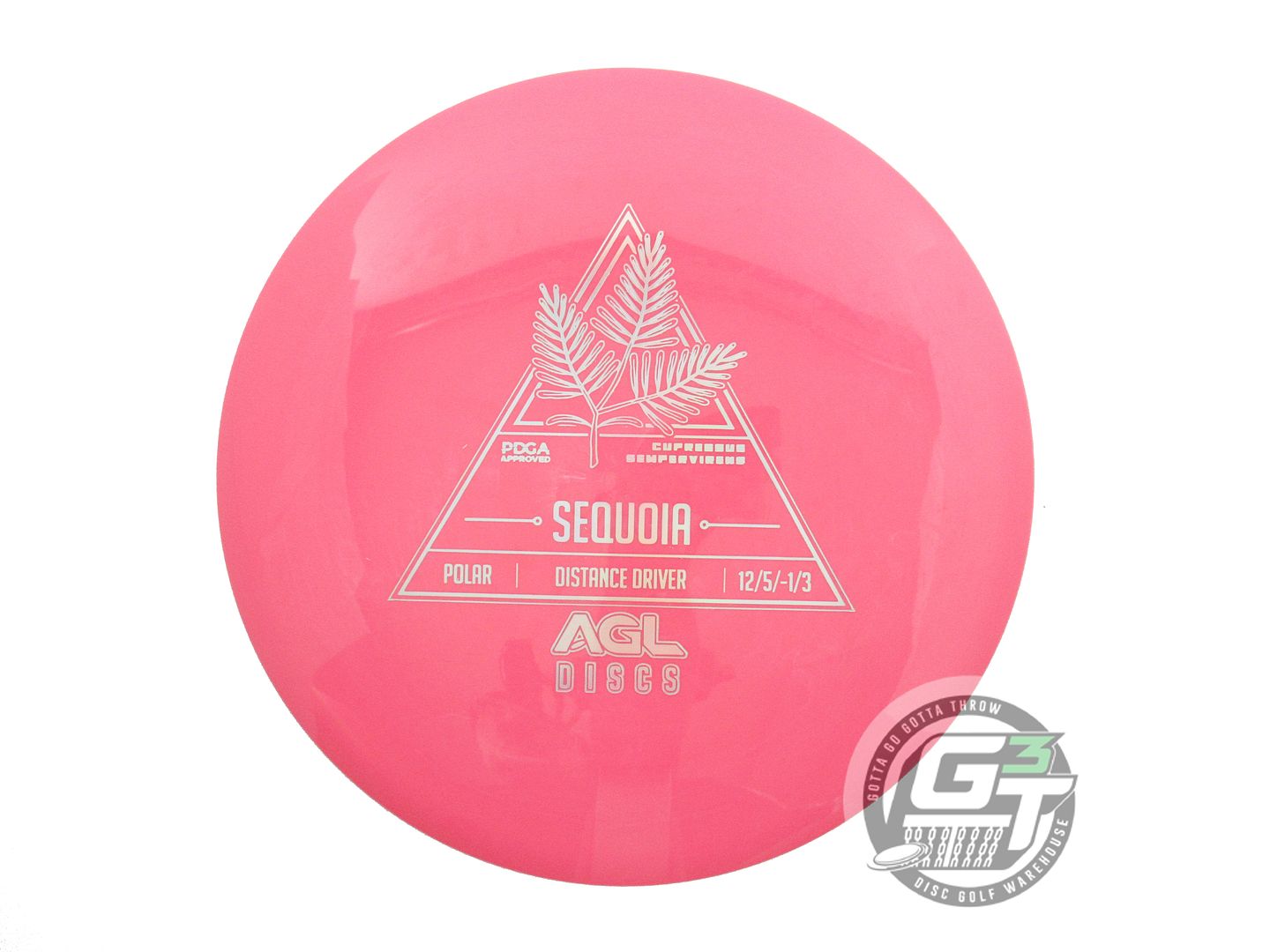 NOS Above Ground Level Poplar Sequoia 168g Pink Fairway Driver Golf Disc