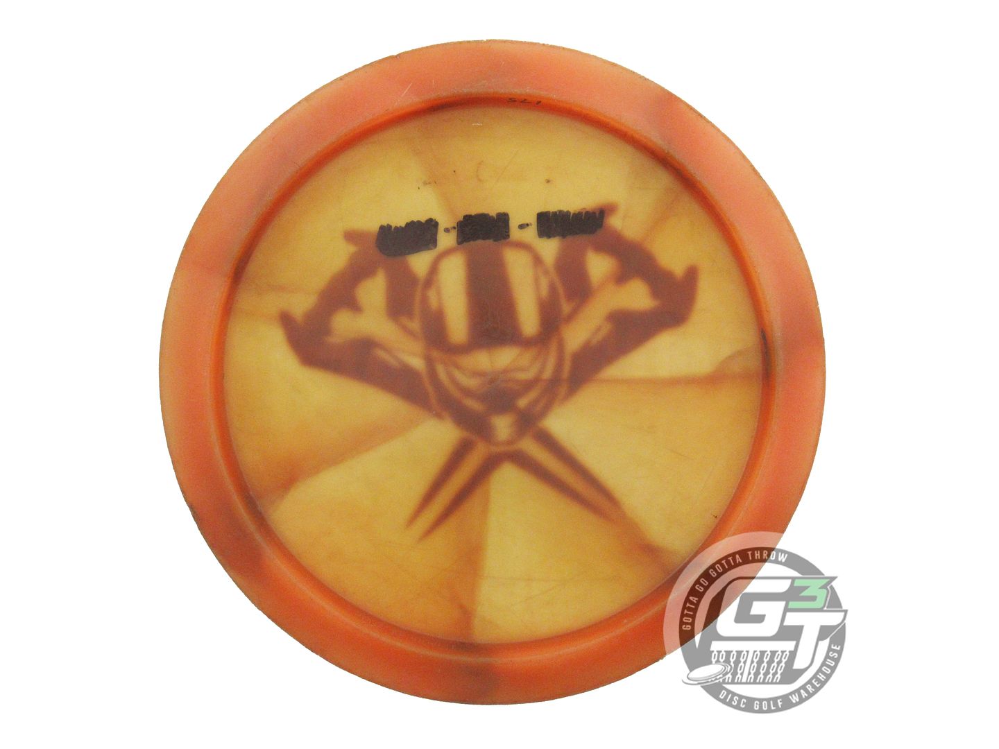 USED Discraft [ULIBARRI] Z Swirl Raptor 175g Orange Distance Driver Golf Disc