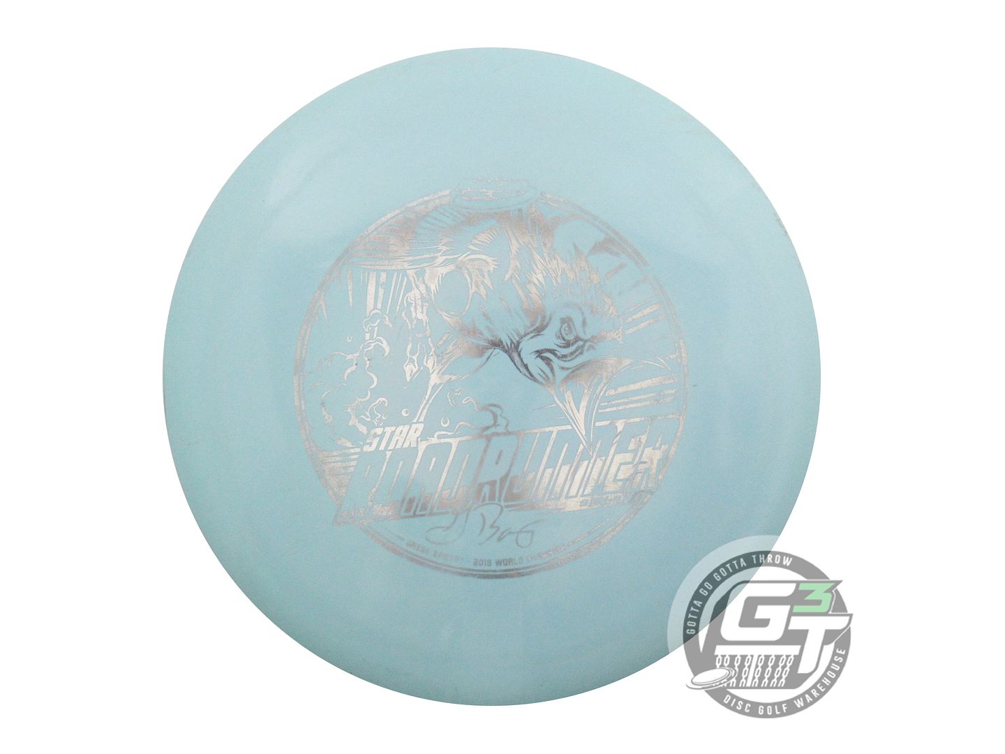 USED Innova [BARSBY] Star Roadrunner 162g Sky Blue Silver Foil Driver Disc
