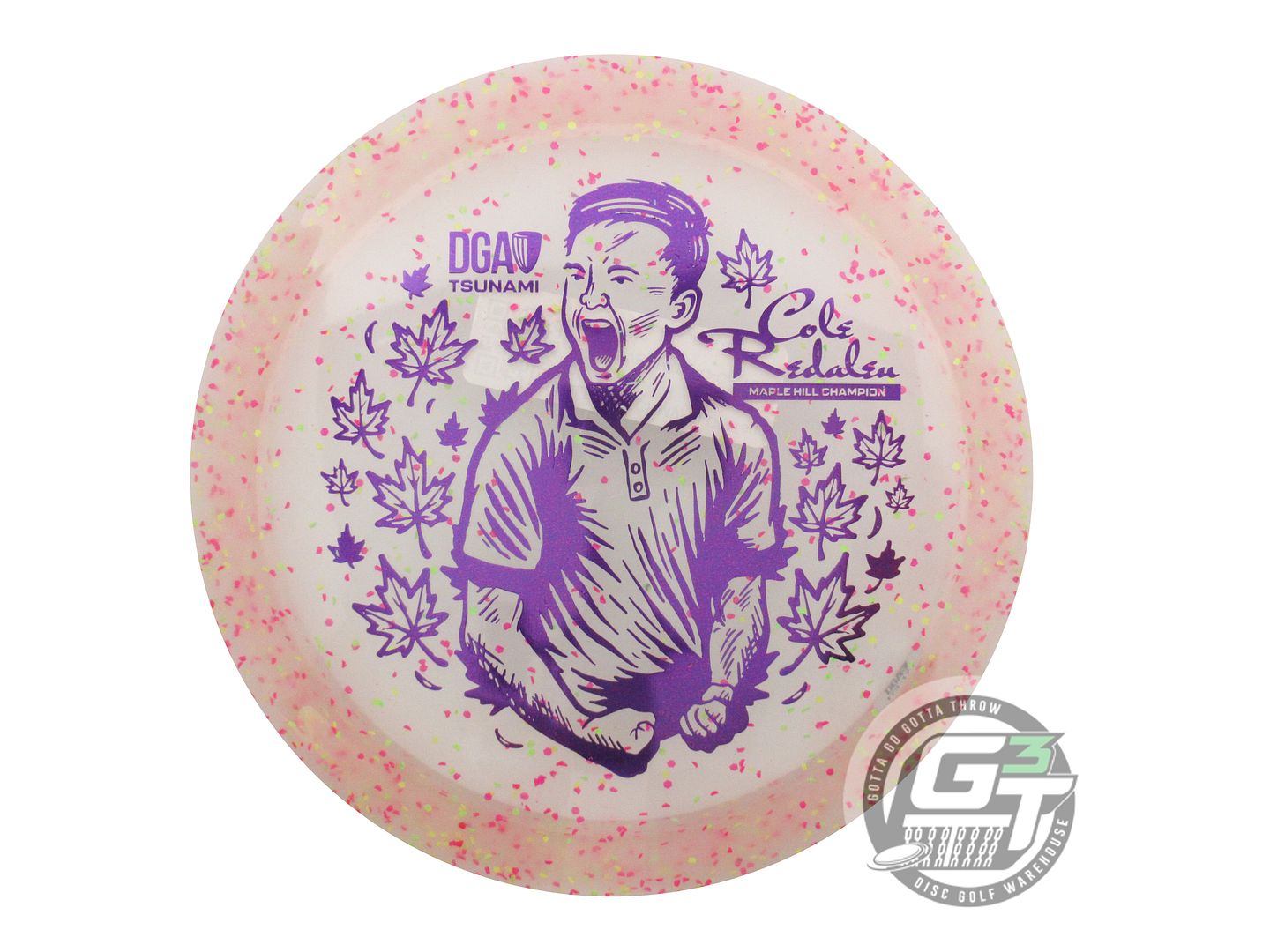 DGA Limited Edition Victory Edition 2025 MVP Open Champion Cole Redalen Confetti Tsunami Fairway Driver Golf Disc (Individually Listed)