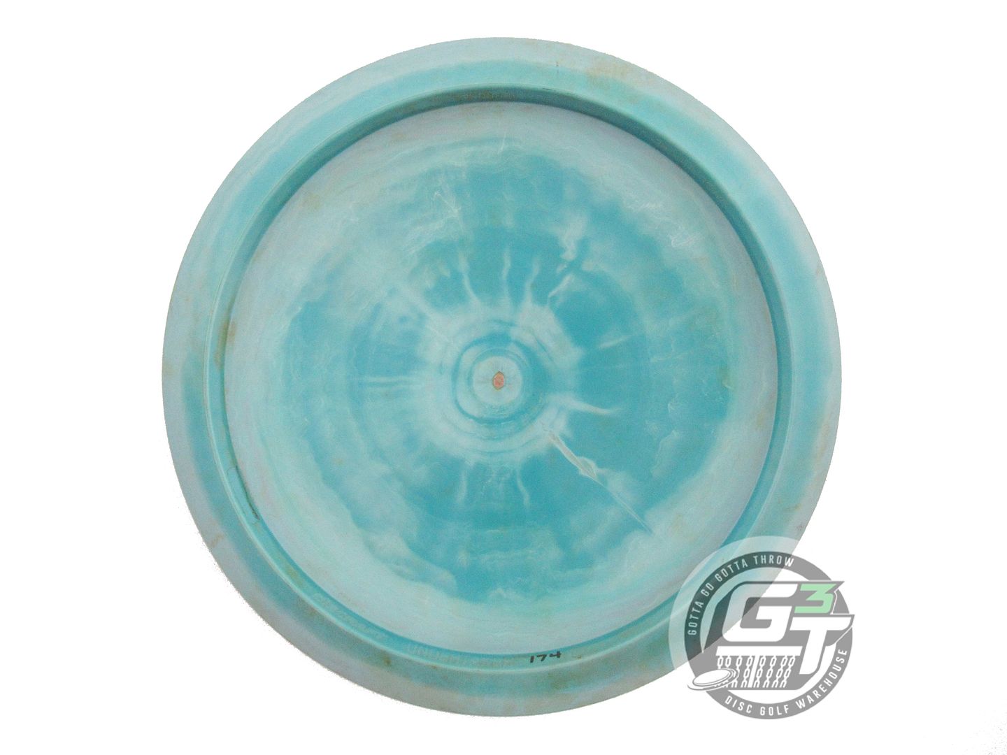 USED Discraft ESP Undertaker 174g Teal Red Rose Foil Distance Driver Golf Disc