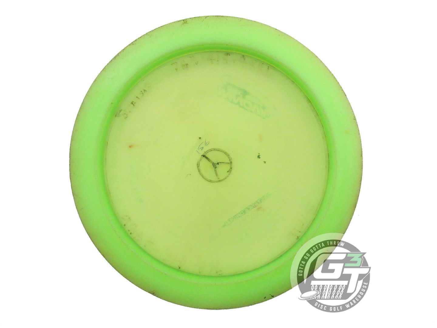 USED Innova Blizzard Krait 156g Lime Wiped Stamp Distance Driver Golf Disc