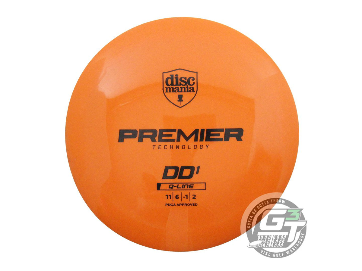 USED DiscMania Premier Q-Line DD1 173g Orange Black Stamp Distance Driver Disc