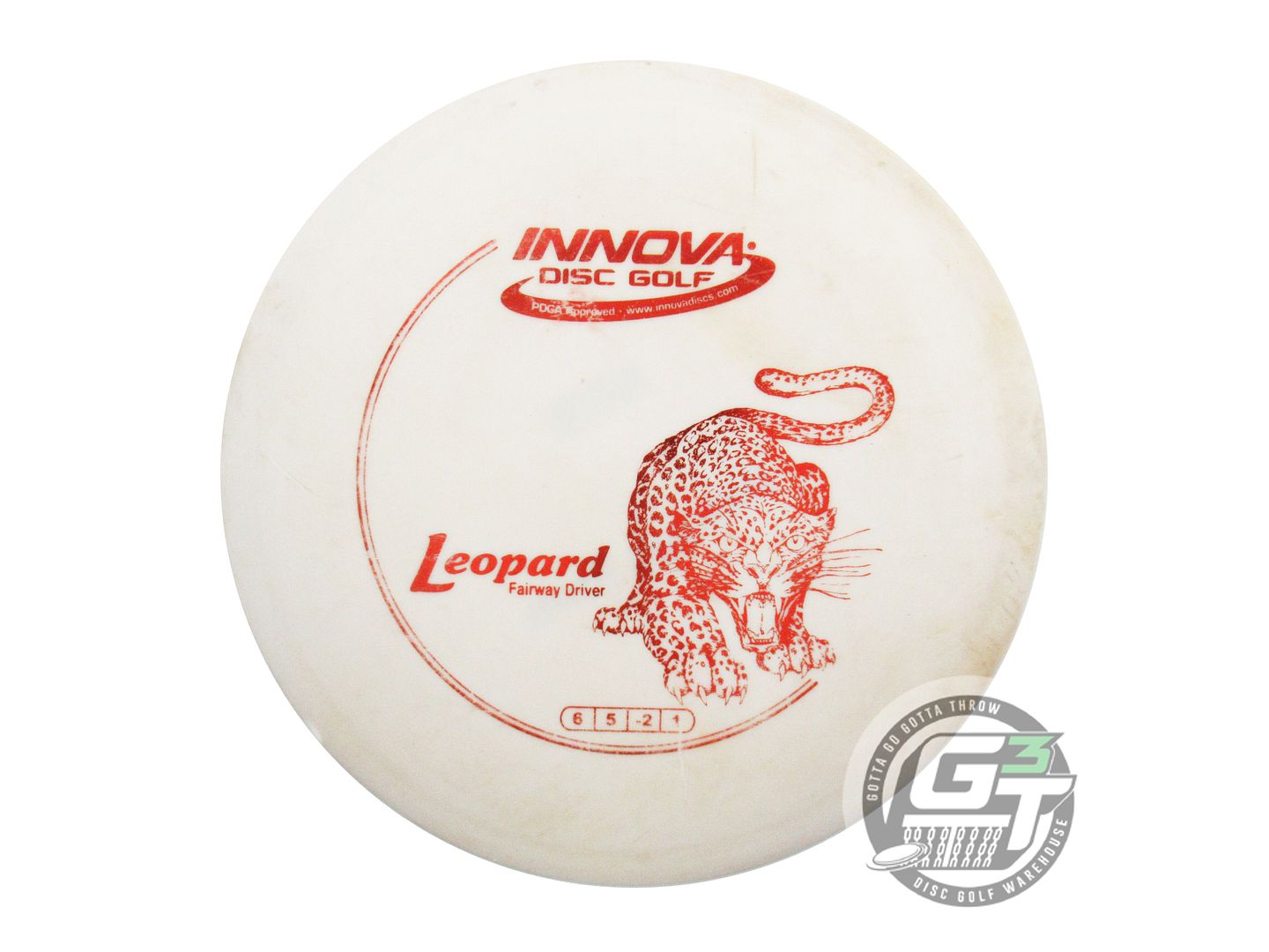 USED Innova DX Leopard 167g White Red Foil Fairway Driver Golf Disc