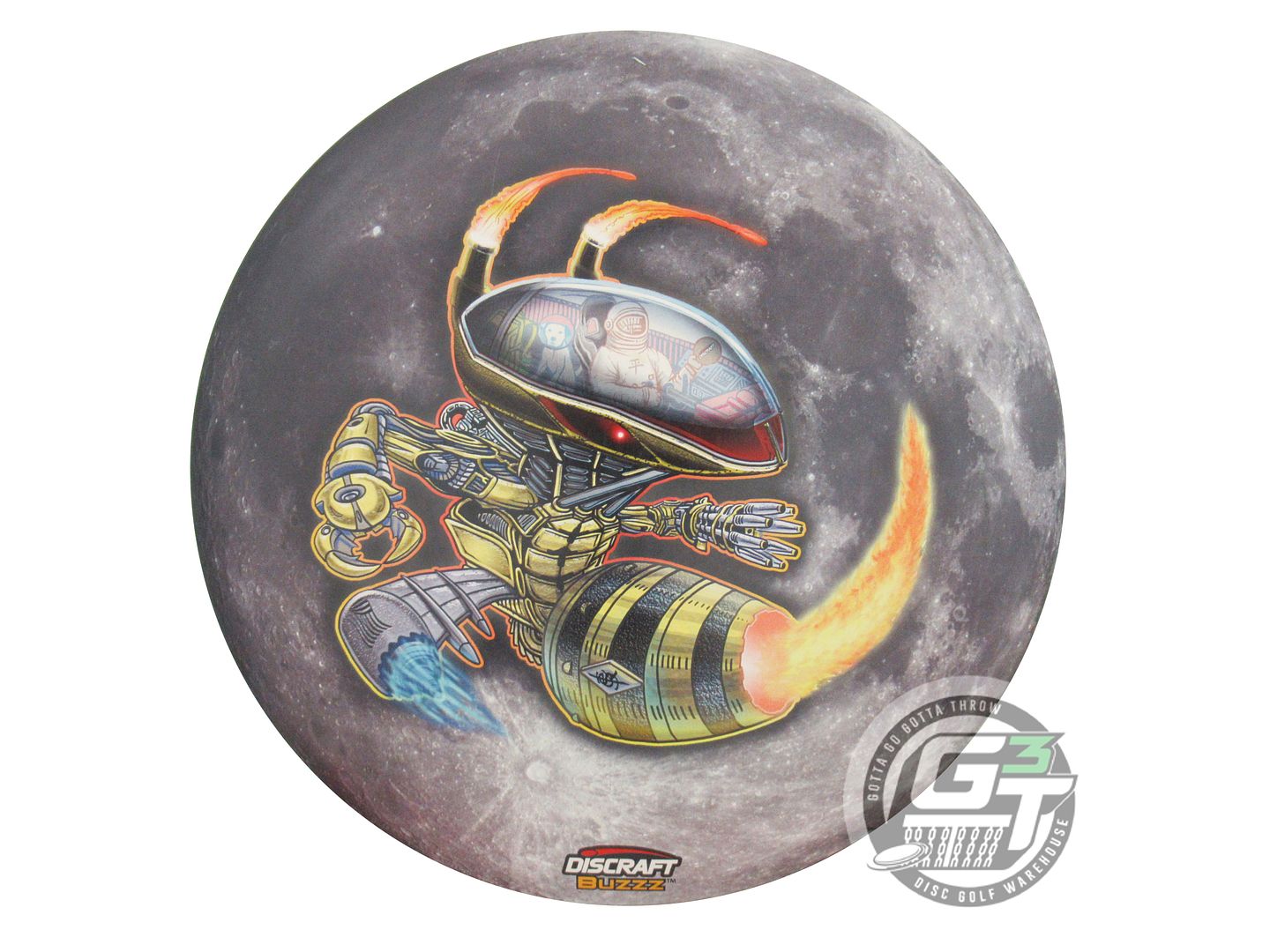 USED Discraft SuperColor ESP Buzzz 180g MOON Midrange Golf Disc