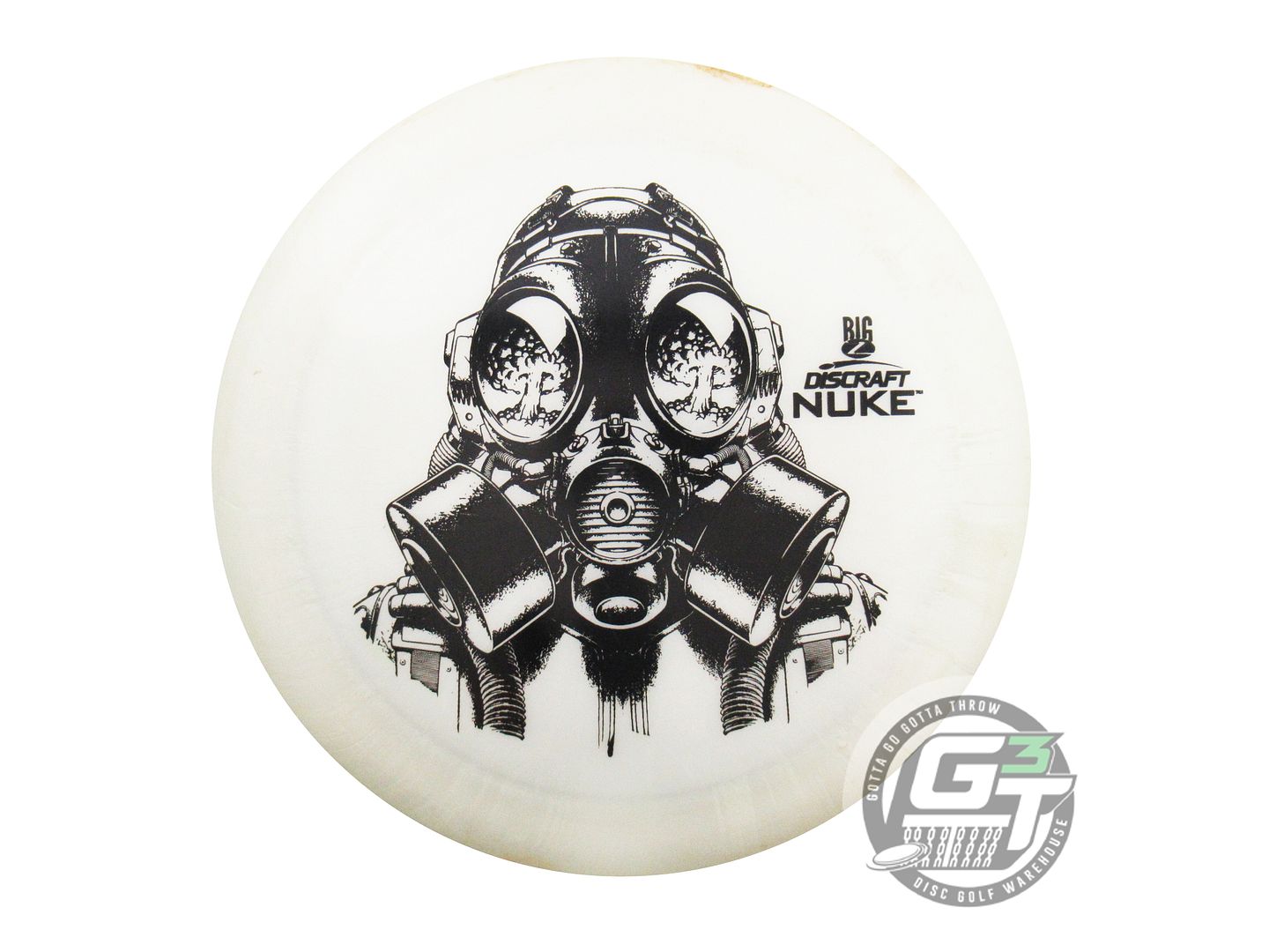 USED Discraft Big Z Nuke 176g White Black Samp Distance Driver Golf Disc