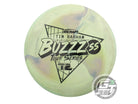 USED Discraft [BARHAM] Swirl ESP Buzzz SS 178g Lime-Purple Midrange Golf Disc