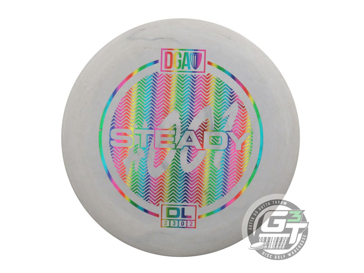 USED DGA D-Line Steady 175g Gray Rainbow Foil Putter Golf Disc – Gotta ...