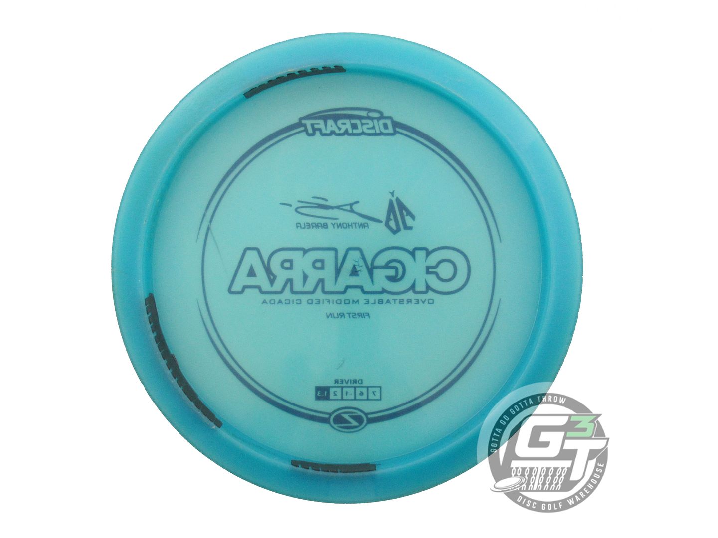 USED Discraft [BARELA] Z Cigarra 175g Teal Black Stamp Fairway Driver Golf Disc