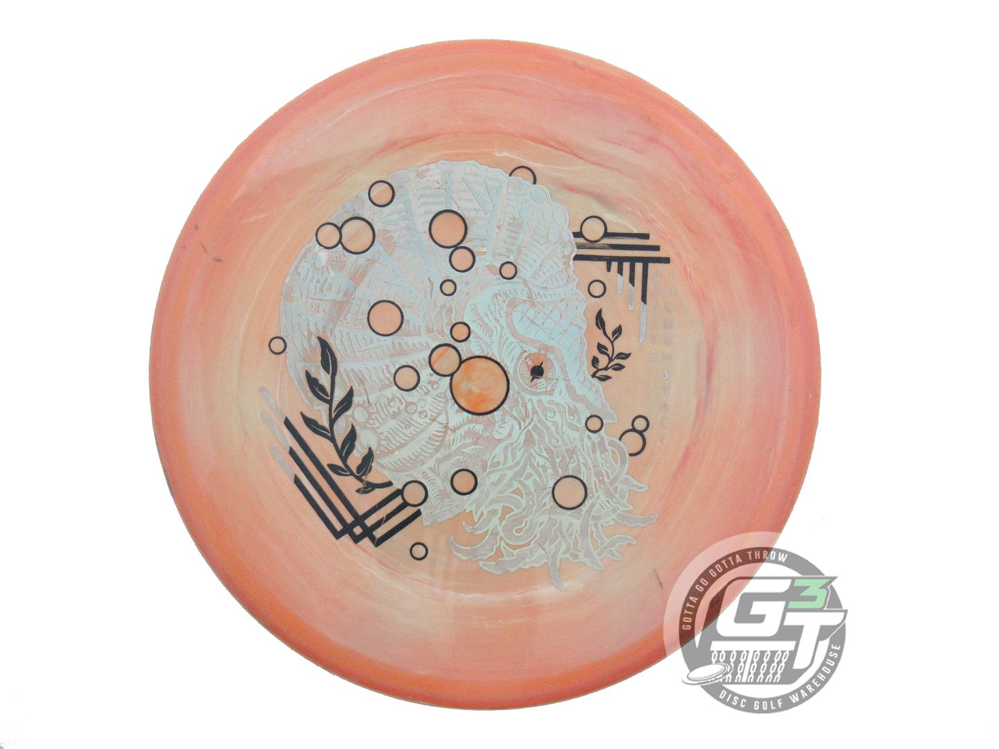 USED Thought Space Aura Praxis 176g Orange-Pink Putter Golf Disc