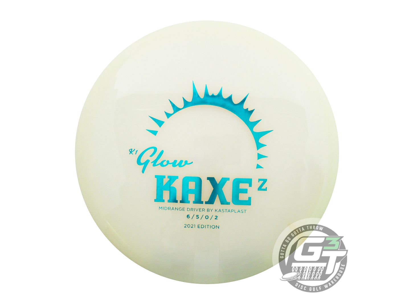 USED Kastaplast [2021] K1 Glow Kaxe Z 174g Teal Foil Midrange Golf Disc