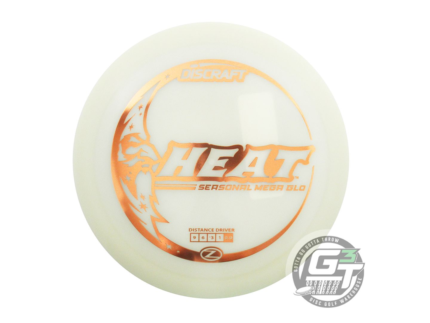 Discraft Seasonal Mega Glo Z Heat Distance Driver Golf Disc (Individually Listed)