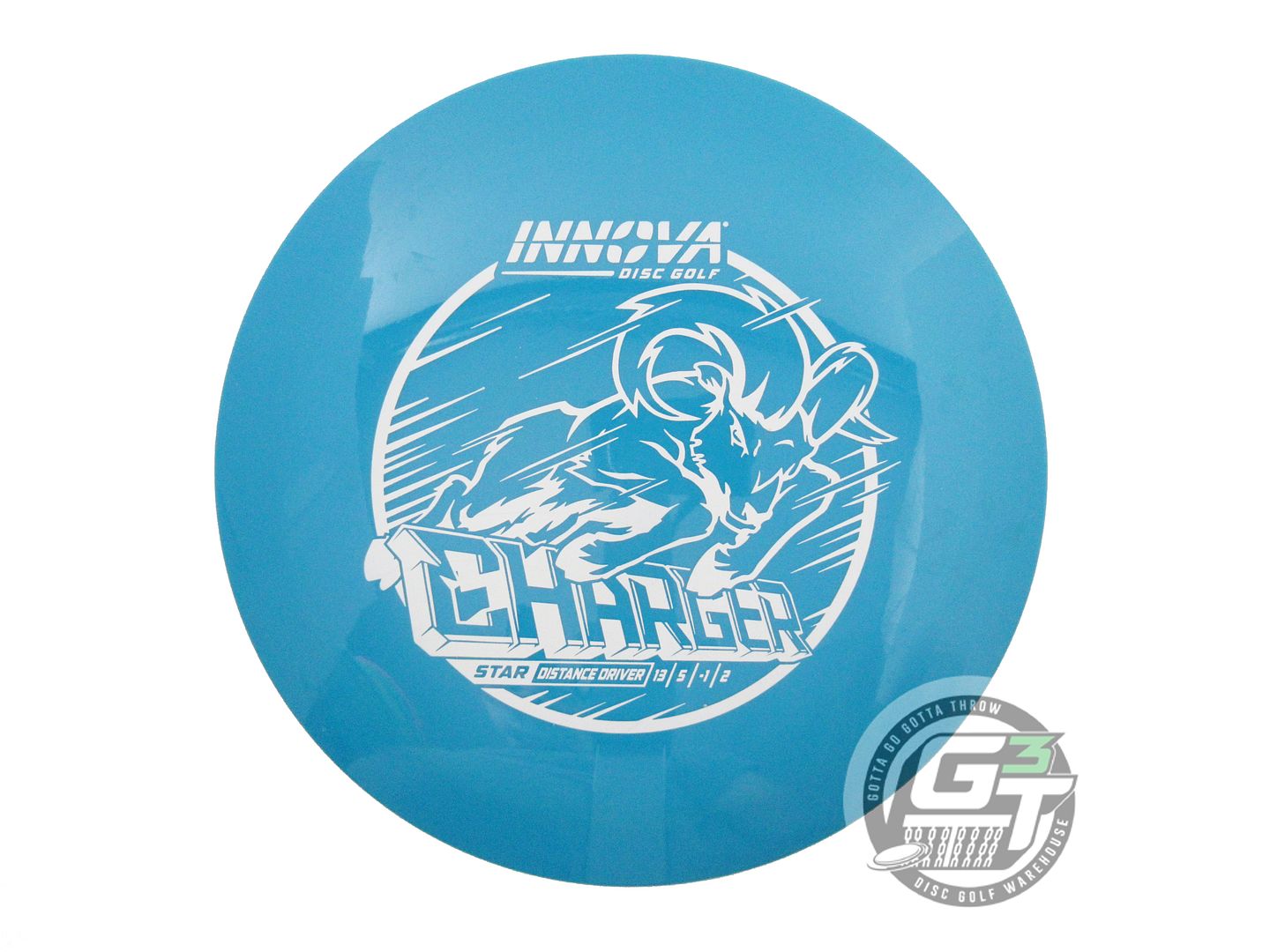 USED Innova Star Charger 175g Blue White Stamp Distance Driver Golf Disc