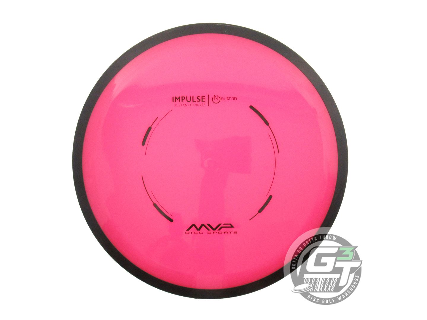 USED MVP Disc Sports Neutron Impulse 164g Hot Pink PFN Distance Driver Golf Disc