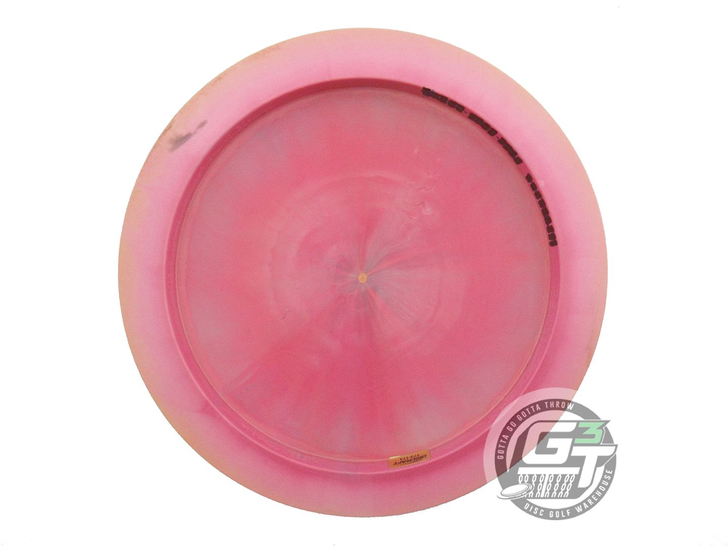 USED Discraft [McBETH] 6X CLAW ESP Hades 175g Peach-Pink White Stamp Driver Disc