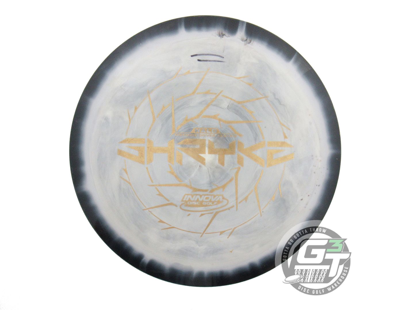 USED Innova Halo Star Shryke 175g Black-Gray Distance Driver Golf Disc