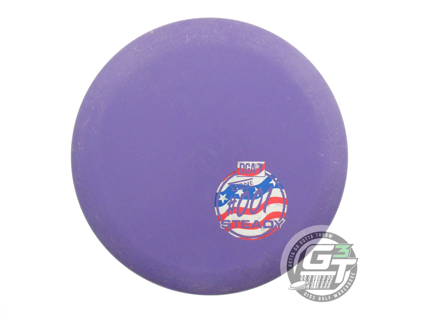 USED DGA Stone Line Steady 170g Purple Flag Foil Putter Golf Disc