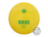 USED Kastaplast K1 Kaxe 171g Marigold Green Stamp Midrange Golf Disc