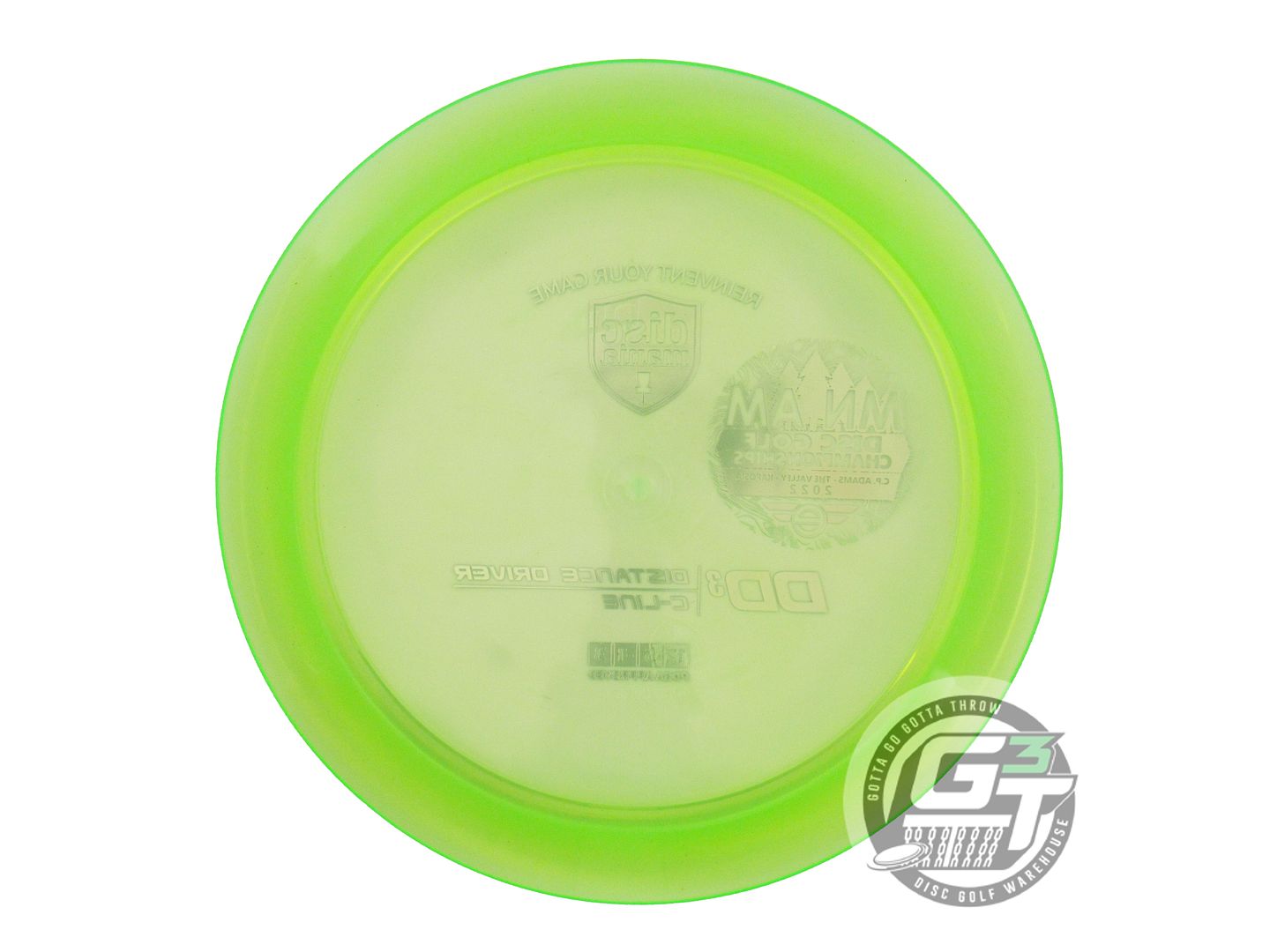 NOS DiscMania [MNADGC] C-Line DD3 173g Lime Teal Foil Distance Driver Golf Disc