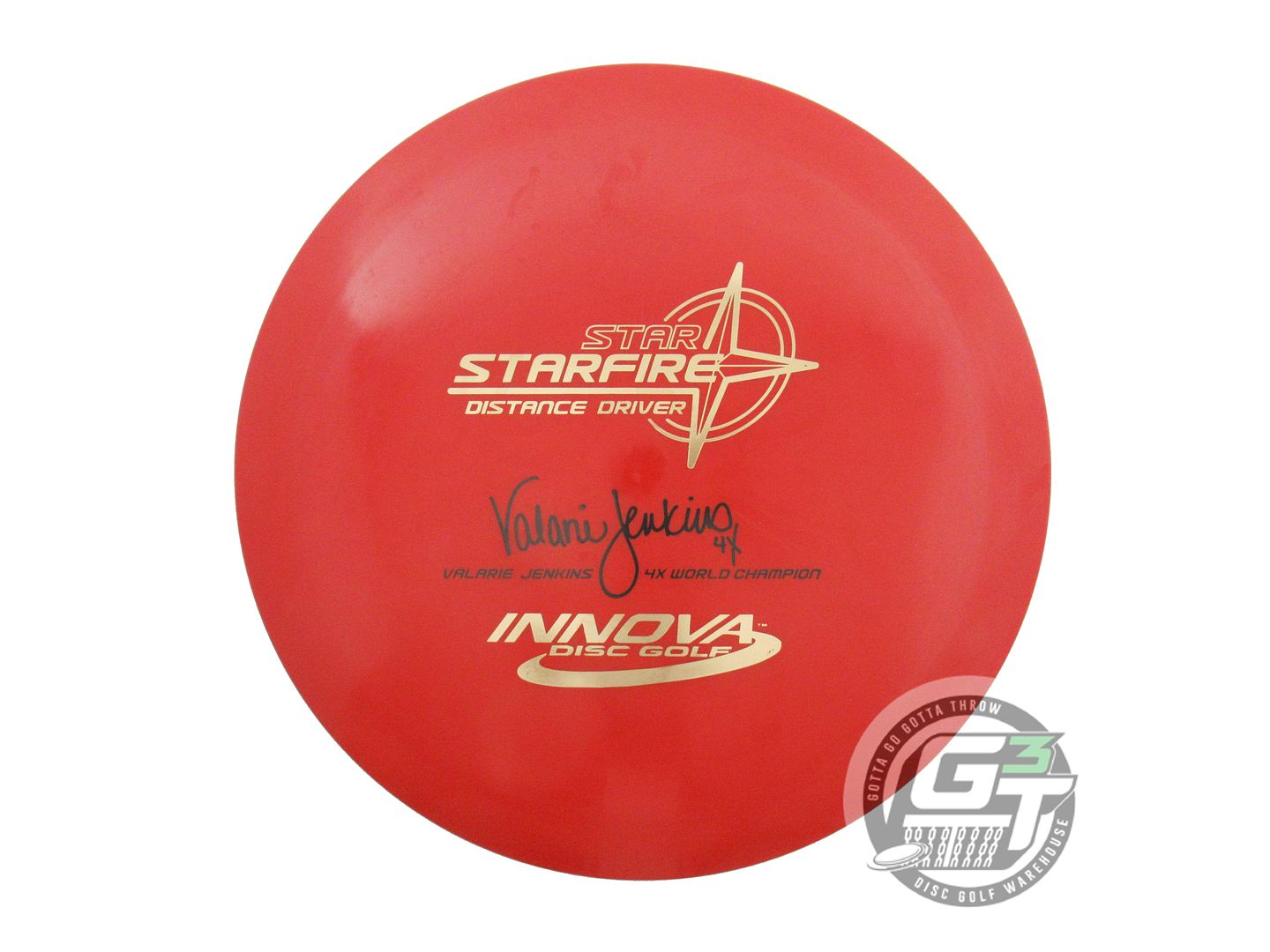 USED Innova [JENKINS] Star Starfire 163g Red Gold Foil OOP Distance Driver Disc