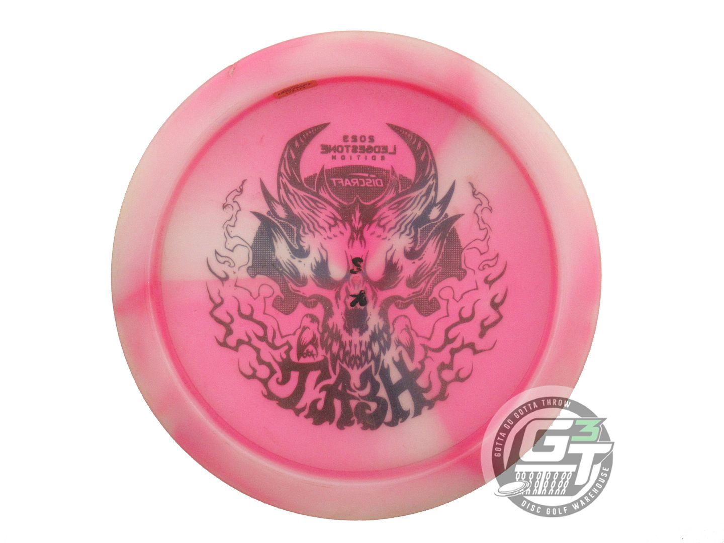 USED Discraft [LEDGESTONE] Swirly ESP Heat 176g Pink Distance Driver Golf Disc