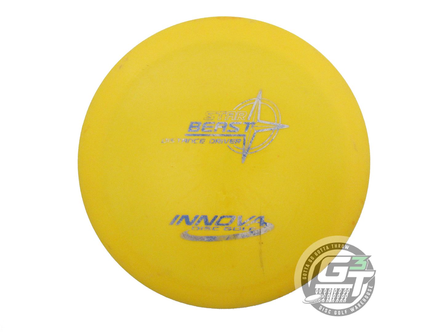 USED Innova Star Beast 165g Yellow Blue Foil PFN Distance Driver Golf Disc