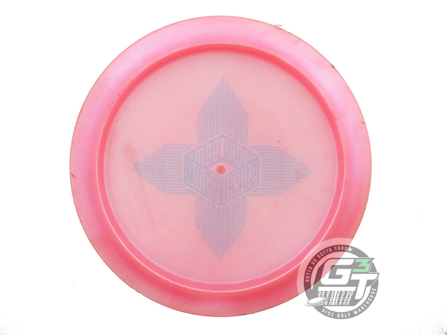 USED Dynamic Discs Lucid Enforcer 172g Purple Rainbow Foil Distance Driver Disc