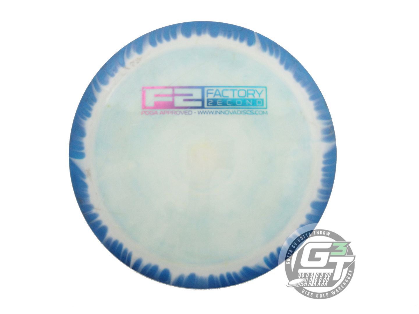 USED Innova X-OUT Halo Star Boss 174g Blue-White Distance Driver Golf Disc