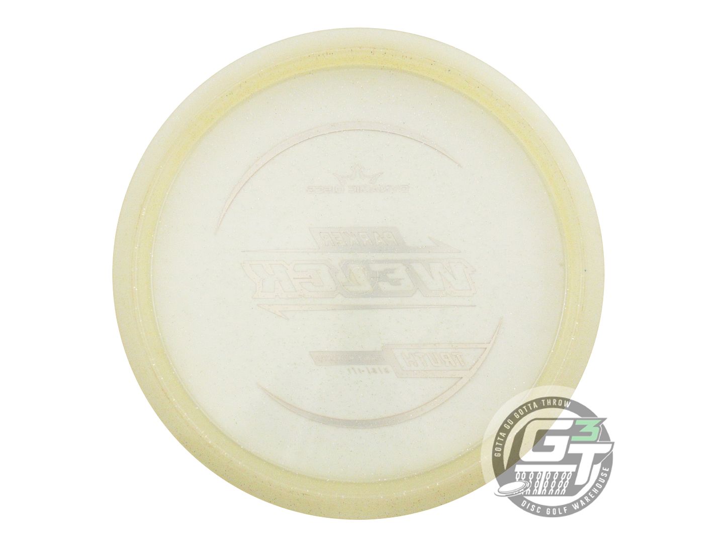 NOS Dynamic Discs [WELCK] Metal Flake Lucid Truth 177g Orange Foil Midrange Disc