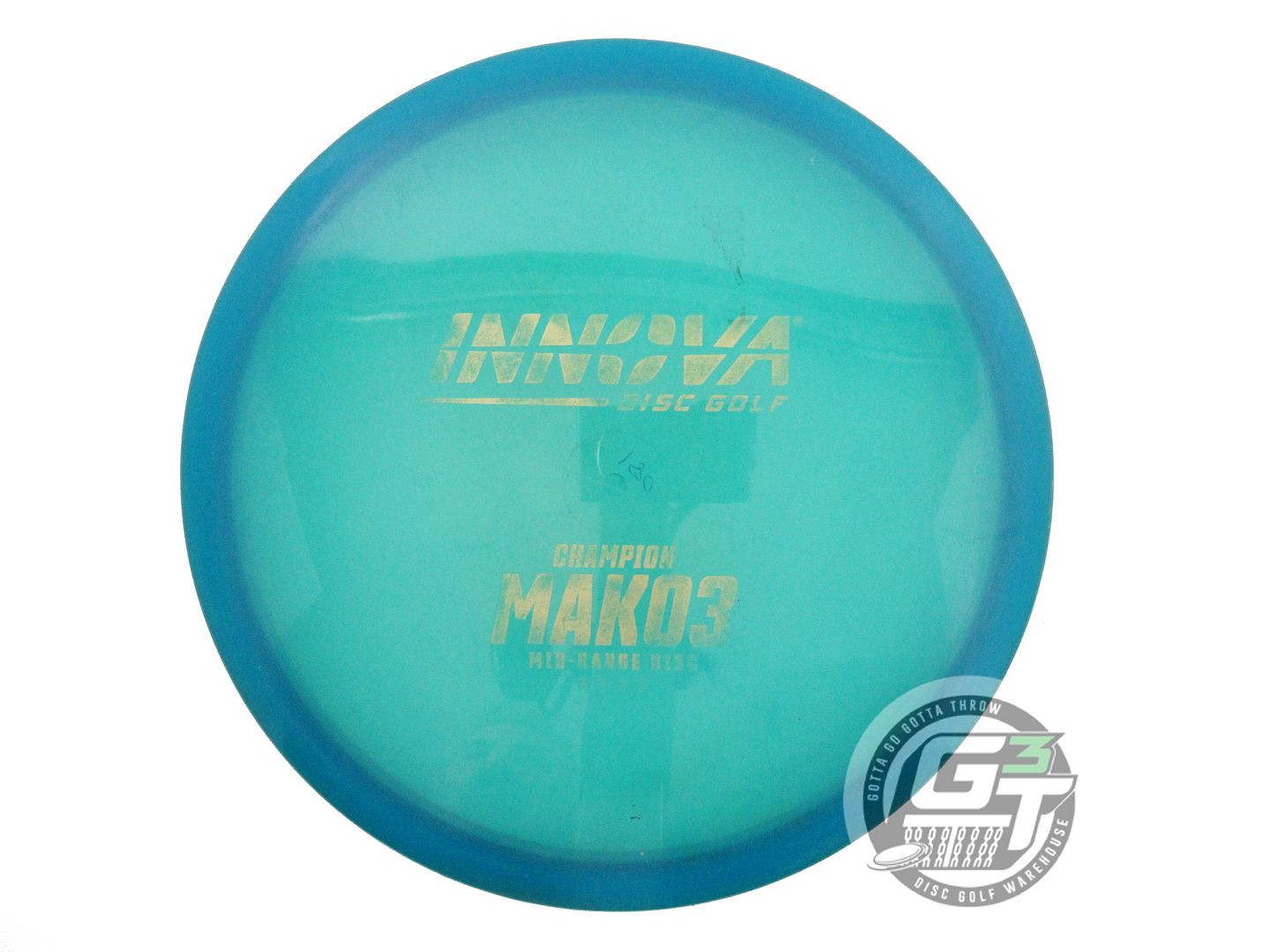 USED Innova Champion Mako3 180g Blue Gold Stamp Midrange Golf Disc