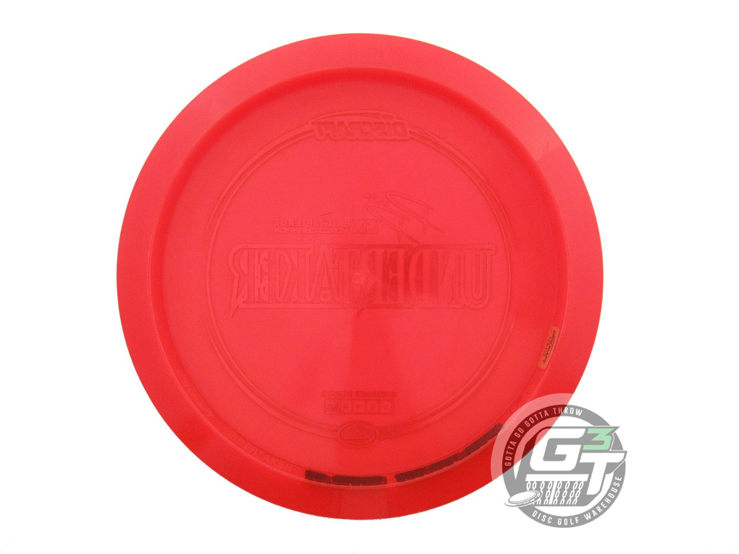 USED Discraft [PIERCE] Z Undertaker 175g Red Cheetah Foil Distance Driver Disc