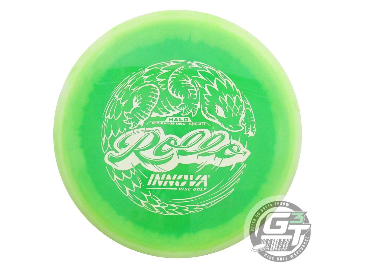 USED Innova Halo Star Rollo 179g White-Green Midrange Golf Disc