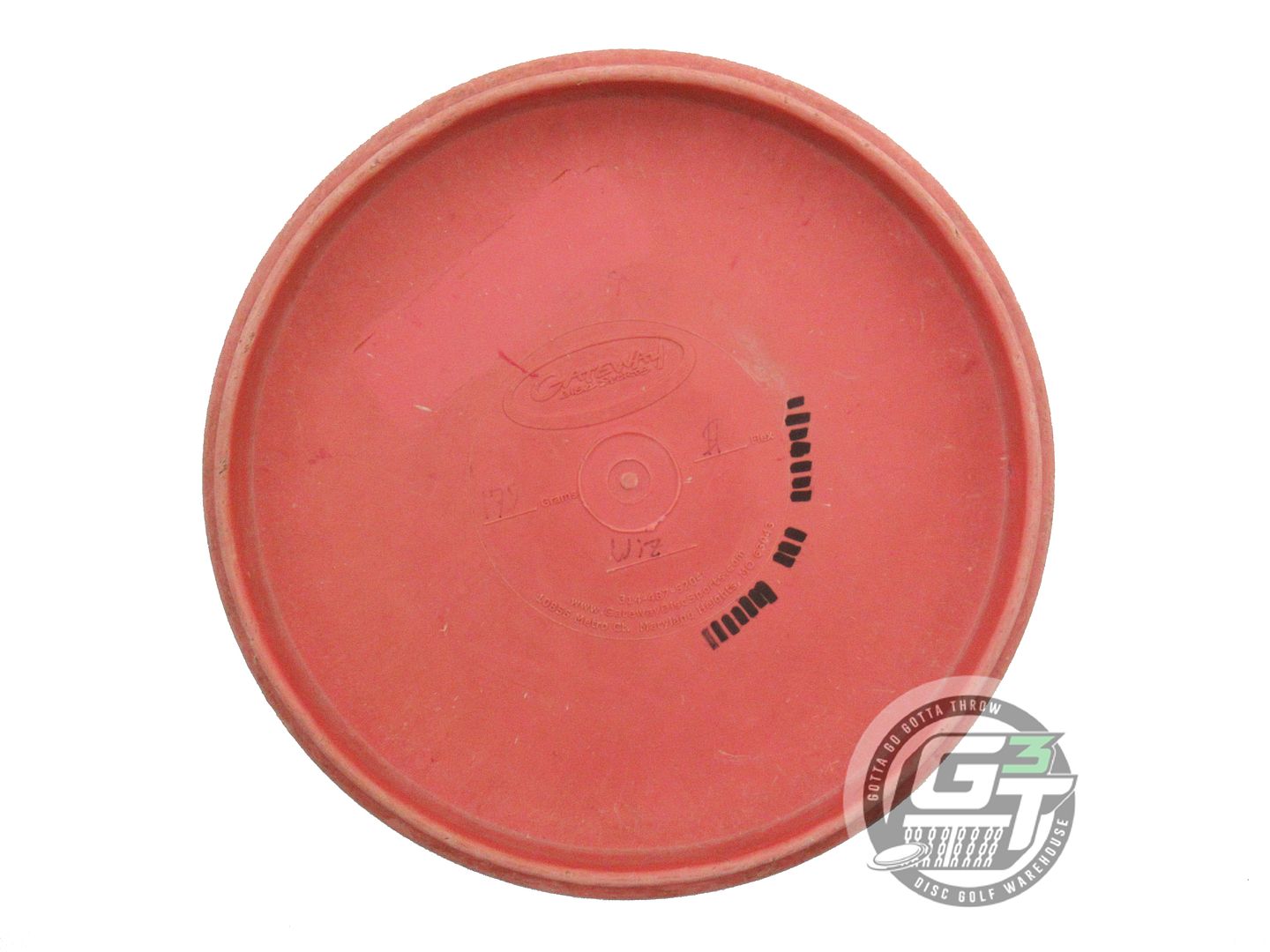 USED Gateway Money $$$ Wizard 175g Pink Black Stamp Putter Golf Disc