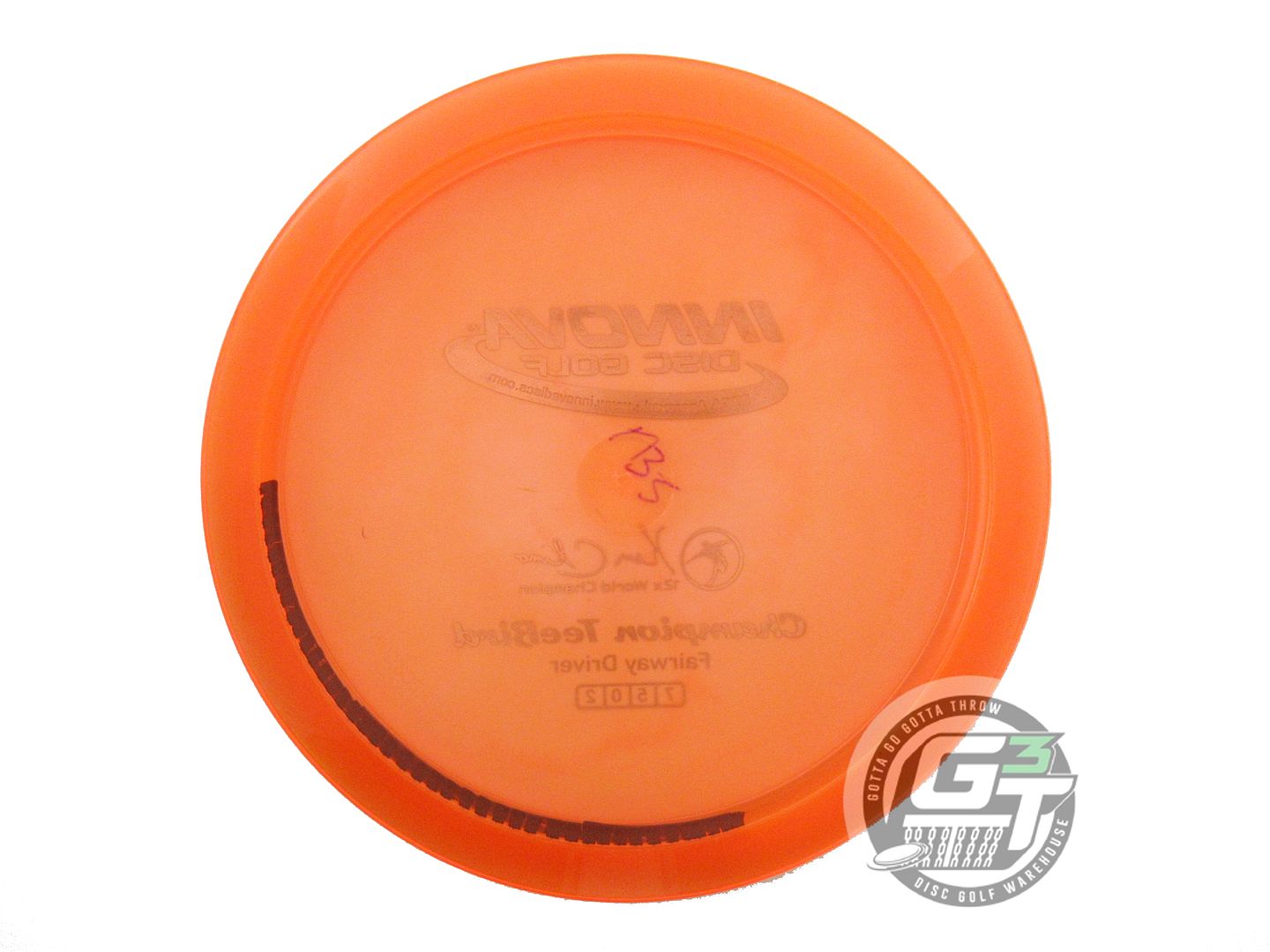 USED Innova Champion Teebird 173g Orange Black Stamp Fairway Driver Golf Disc