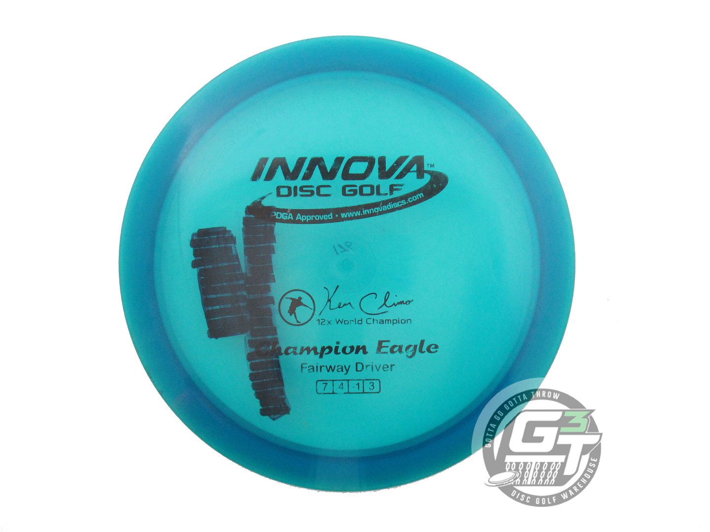 USED Innova Champion Eagle 176g Blue Black Stamp Fairway Driver Golf Disc