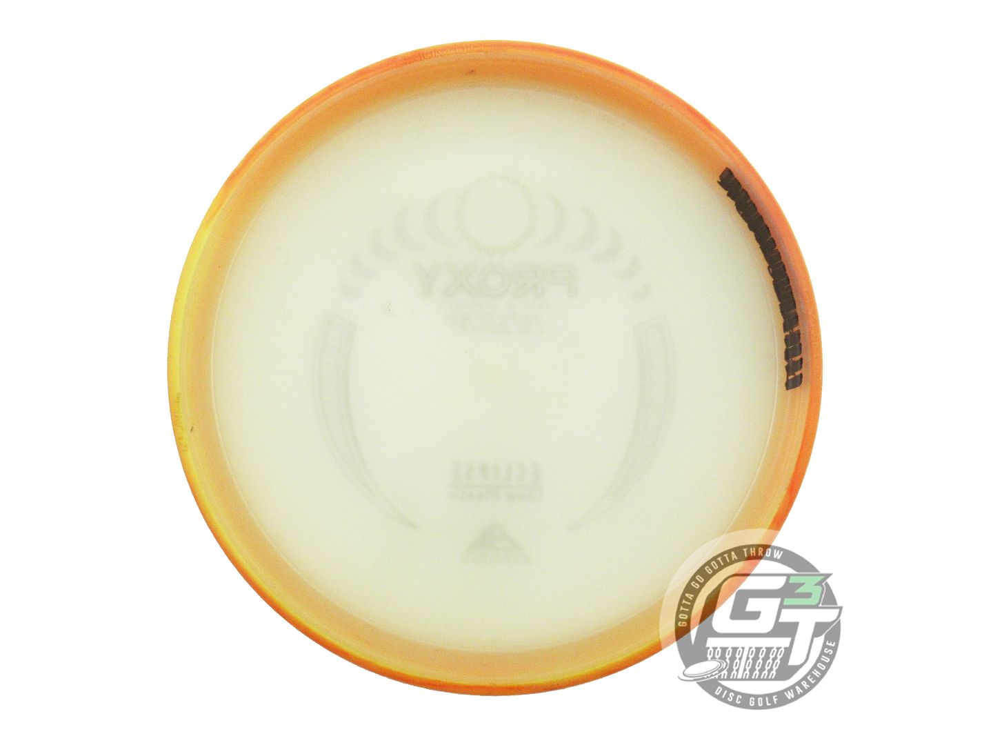 USED Axiom Discs Eclipse Proton Proxy 172g Orange Rim Putter Golf Disc