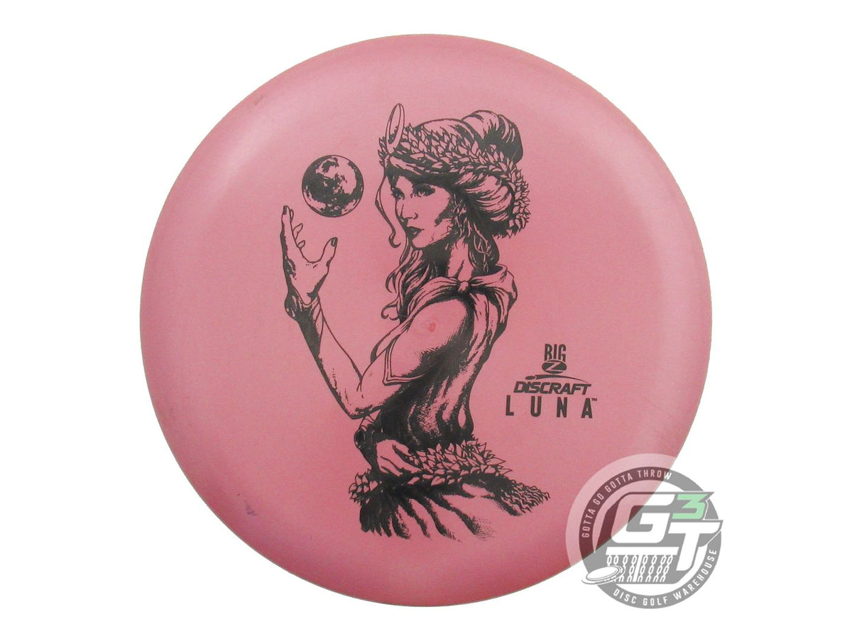 USED Discraft [McBETH] Big Z Luna 177g Dark Pink Black Stamp Putter Golf Disc