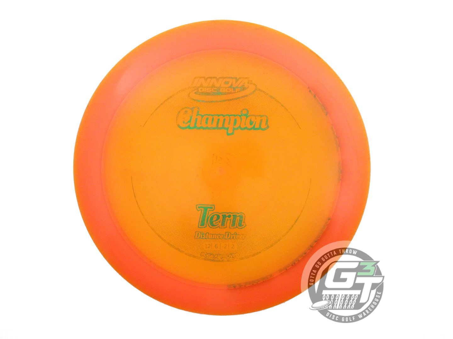 USED Innova Champion Tern 175g Orange Green Foil Distance Driver Golf Disc